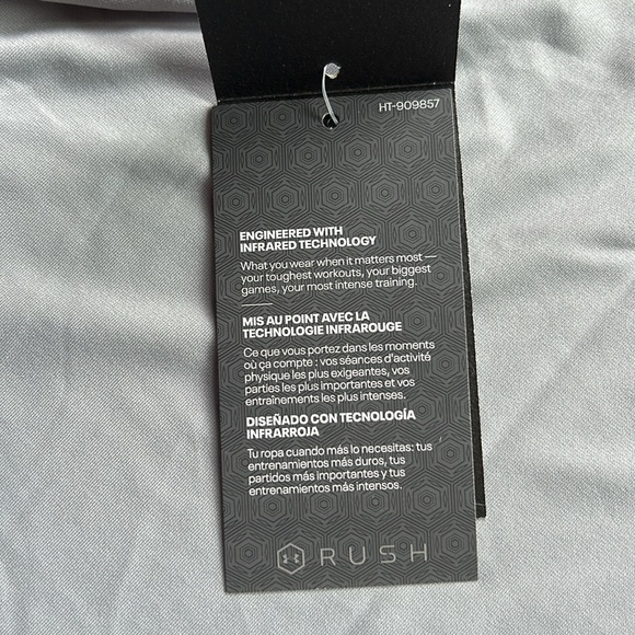 NWT Under Armour RUSH Grey Athletic Tank - Picture 8 of 8
